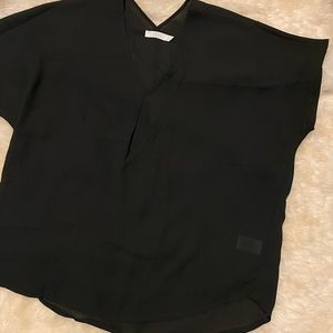 Black polyester shirt